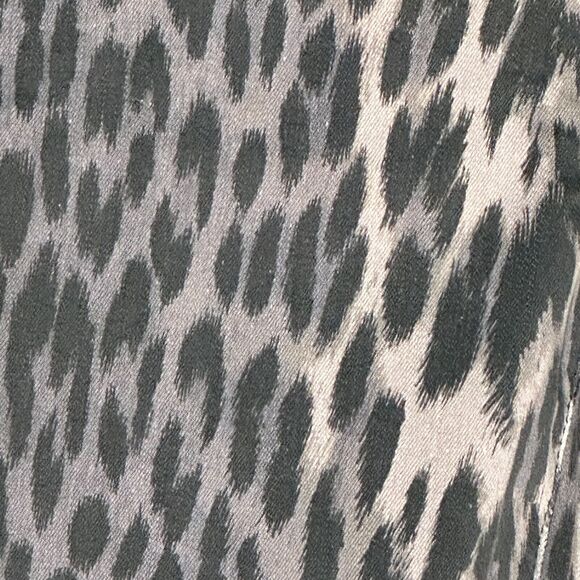 L'Agence Marguerite Leopard Print Ankle Midrise Cropped Pants Women's 26 NWOT - Picture 8 of 11